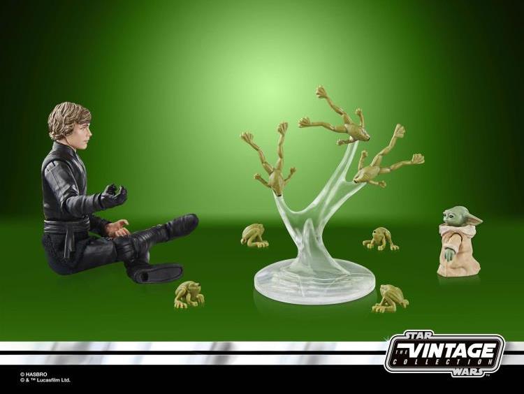 Star Wars: The Vintage Collection Luke Skywalker & Grogu (Book of Boba Fett) Exclusive Gallery Image 7