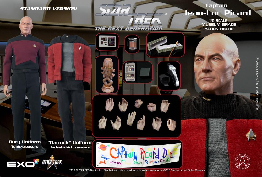 Star Trek: The Next Generation Captain Jean-Luc Picard (Standard Ver.) 1/6 Scale Figure Gallery Image 17