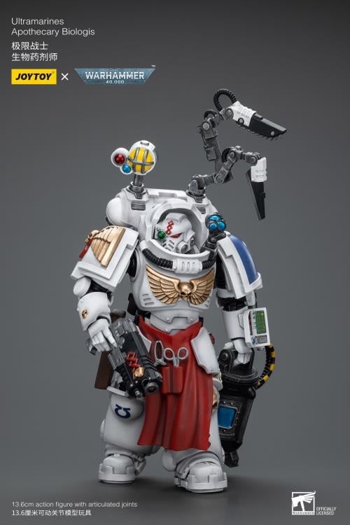 Warhammer 40K Ultramarines Apothecary Biologis 1/18 Scale Action Figure Gallery Image 8