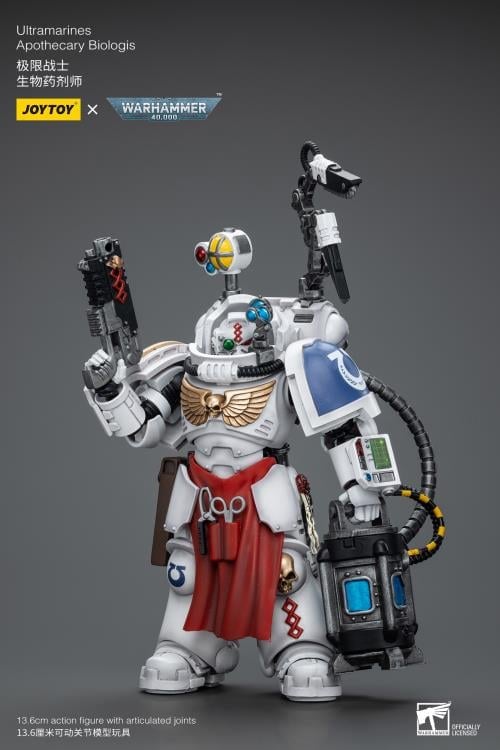 Warhammer 40K Ultramarines Apothecary Biologis 1/18 Scale Action Figure Gallery Image 5