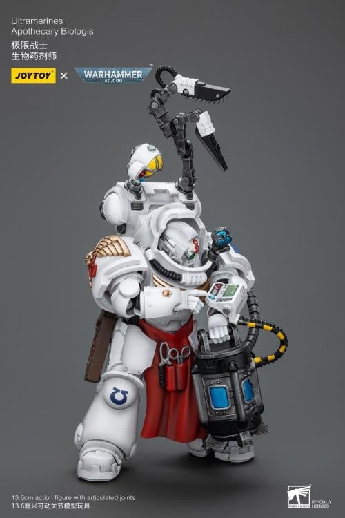 Warhammer 40K Ultramarines Apothecary Biologis 1/18 Scale Action Figure Gallery Image 11