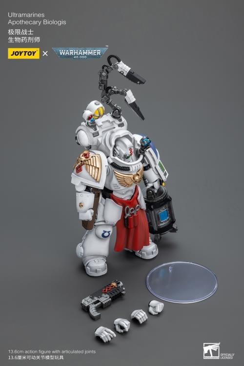 Warhammer 40K Ultramarines Apothecary Biologis 1/18 Scale Action Figure Gallery Image 13