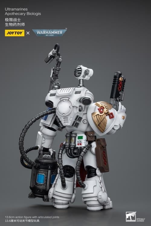 Warhammer 40K Ultramarines Apothecary Biologis 1/18 Scale Action Figure Gallery Image 6