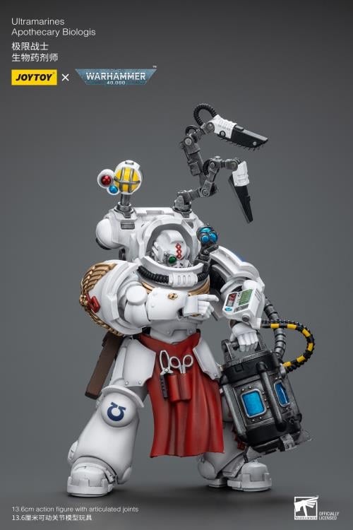 Warhammer 40K Ultramarines Apothecary Biologis 1/18 Scale Action Figure Gallery Image 10