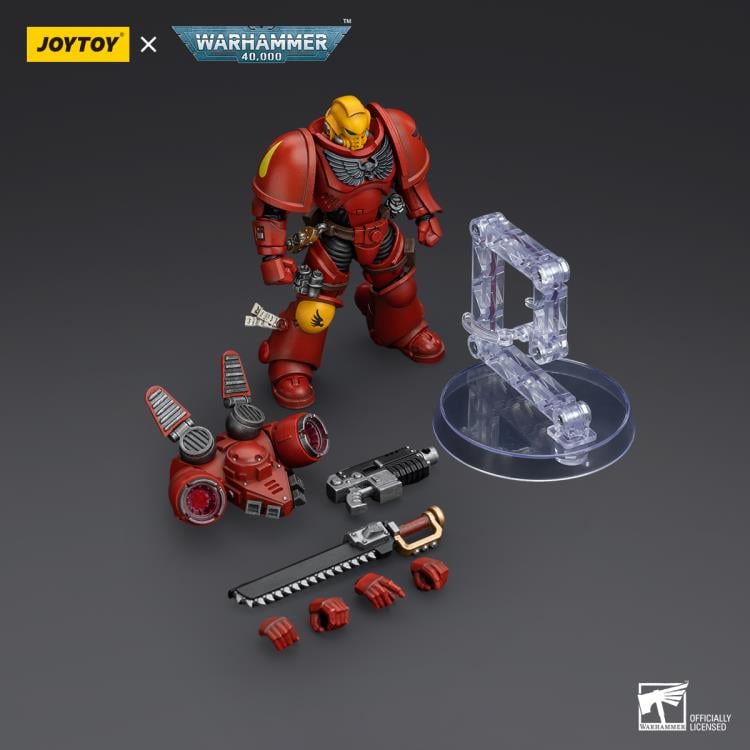 Warhammer 40K Blood Angels Jump Pack Intercessors Battle Brother 1/18 Scale Action Figure Gallery Image 7
