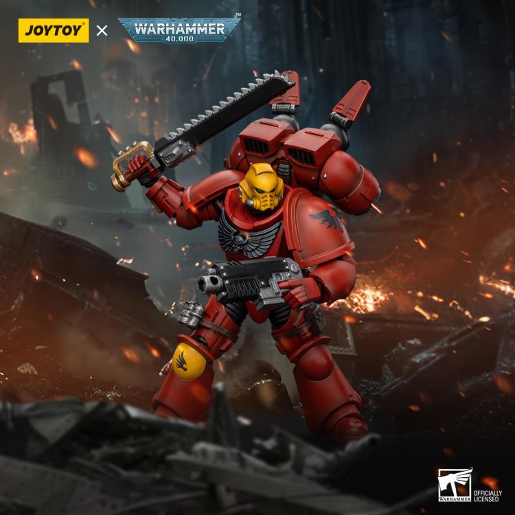 Warhammer 40K Blood Angels Jump Pack Intercessors Battle Brother 1/18 Scale Action Figure Gallery Image 8