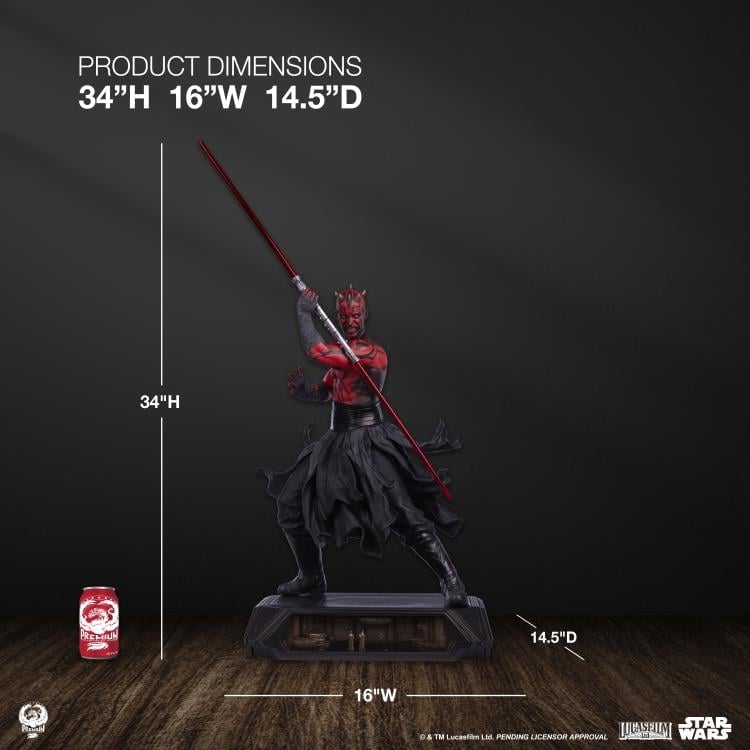 Star Wars: The Phantom Menace Epic Series Darth Maul Deluxe Edition 1/3 Scale Statue Gallery Image 30