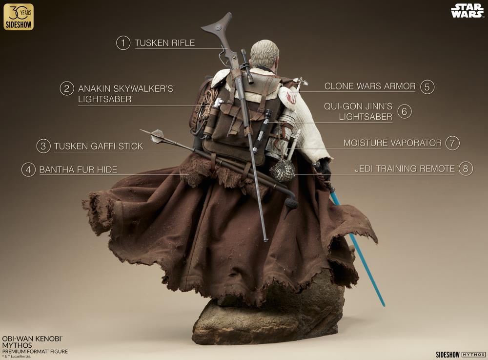 Star Wars Mythos Premium Format Obi-Wan Kenobi Statue Gallery Image 7