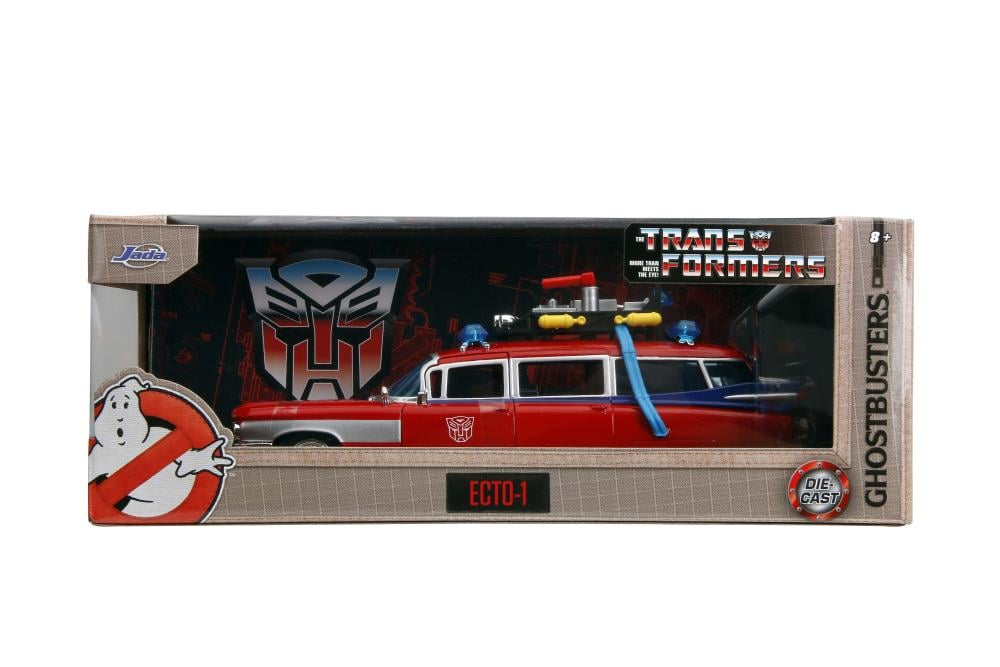 Ghostbusters x Transformers Hollywood Rides Ecto-1 (Optimus Prime Graphics) 1/24 Scale Vehicle Gallery Image 9