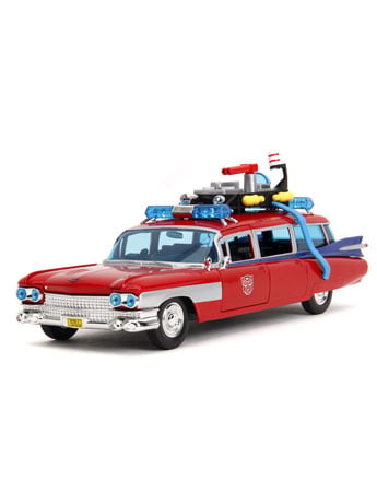 Ghostbusters x Transformers Hollywood Rides Ecto-1 (Optimus Prime Graphics) 1/24 Scale Vehicle Gallery Image 2