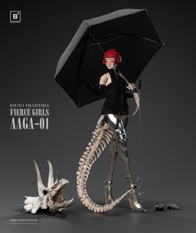 Entei Ryu Fierce Girls Series Bone Girl (Triceratops) 1/6 Scale Figure