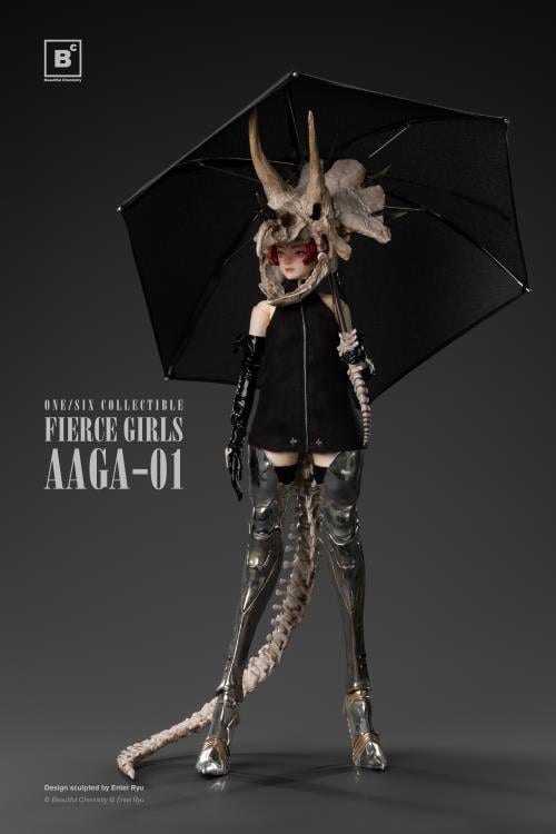 Entei Ryu Fierce Girls Series Bone Girl (Triceratops) 1/6 Scale Figure