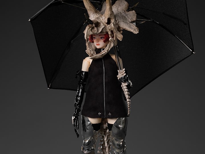 Entei Ryu Fierce Girls Series Bone Girl (Triceratops) 1/6 Scale Figure