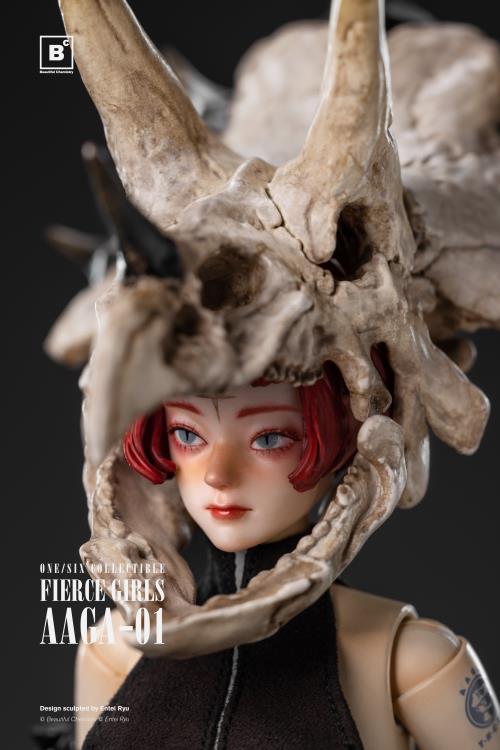 Entei Ryu Fierce Girls Series Bone Girl (Triceratops) 1/6 Scale Figure