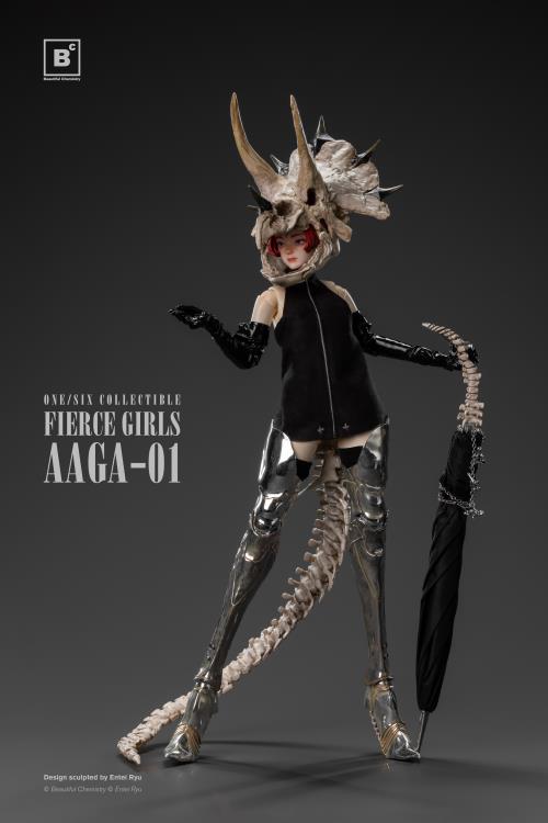 Entei Ryu Fierce Girls Series Bone Girl (Triceratops) 1/6 Scale Figure