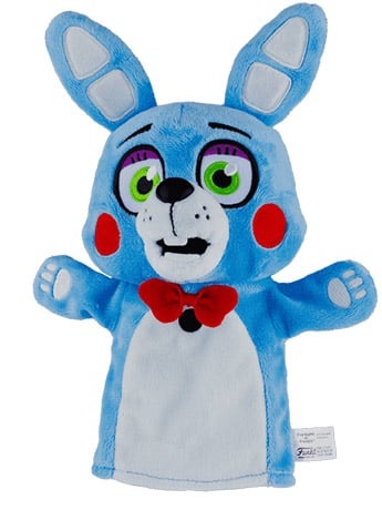 Funko Plush: Five Nights at Freddy's - Toy Bonnie Hand Puppet Exclusive Gallery Image 2