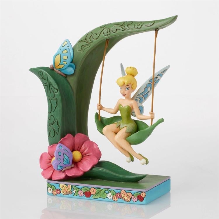 Peter Pan Disney Traditions Tinker Bell Spring Swing Figurine (Jim Shore) Gallery Image 4