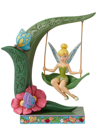Peter Pan Disney Traditions Tinker Bell Spring Swing Figurine (Jim Shore) Gallery Image 2