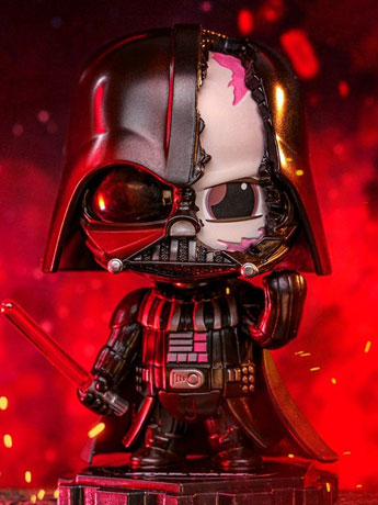 Star Wars Cosbi Star Wars Collection #024 Darth Vader (Battle Damaged) Gallery Image 2