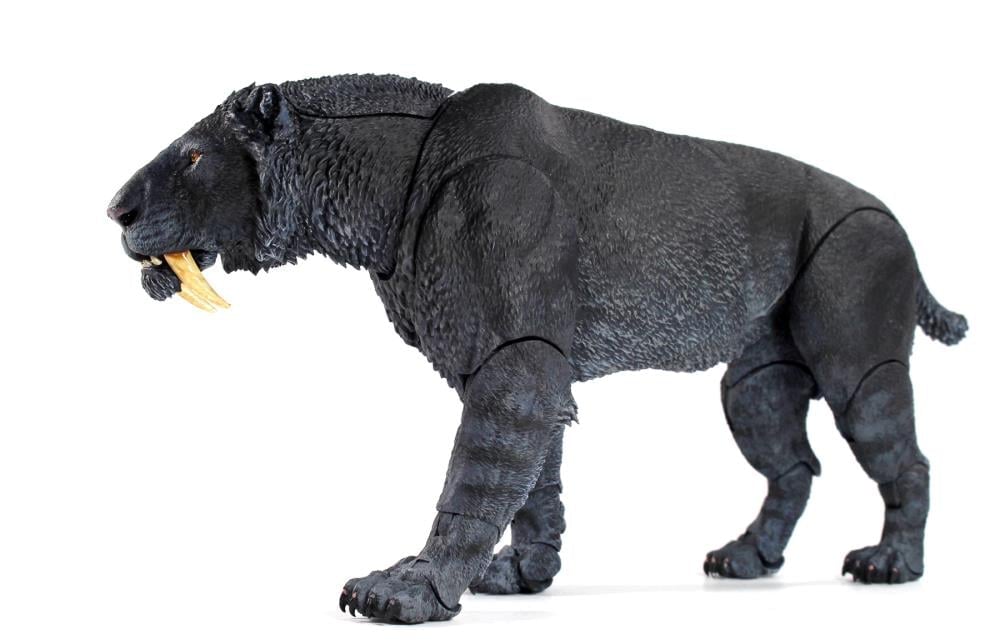Beasts of the Cenozoic Smilodon Populator (Black Ver.) 1/12 Scale