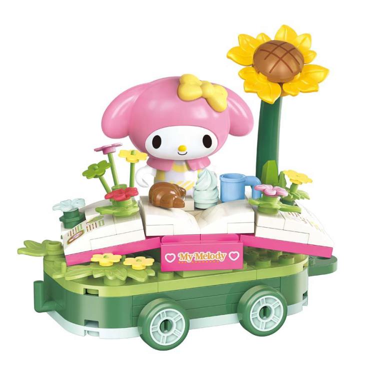 Sanrio Summer Float Series My Melody Picnic at Flower Fields Building Block Toy Set Gallery Image 3