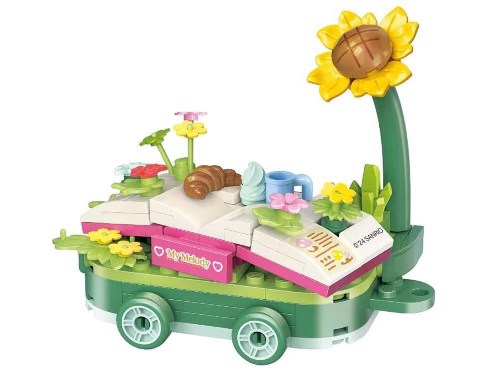 Sanrio Summer Float Series My Melody Picnic at Flower Fields Building Block Toy Set Gallery Image 4