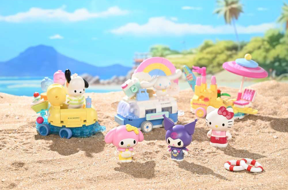 Sanrio Summer Float Series Cinnamoroll Leisurely Journey Building Block Toy Set Gallery Image 8