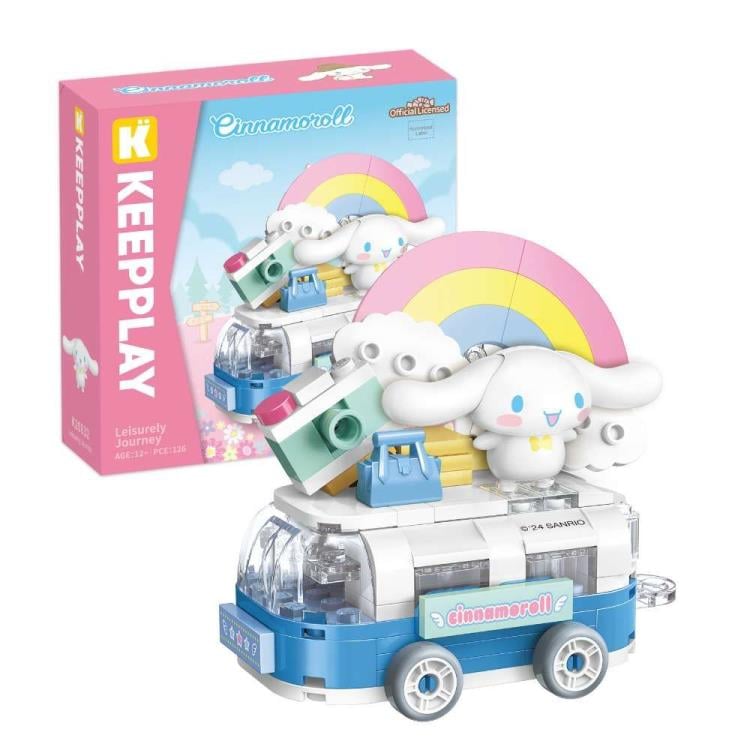 Sanrio Summer Float Series Cinnamoroll Leisurely Journey Building Block Toy Set Gallery Image 6