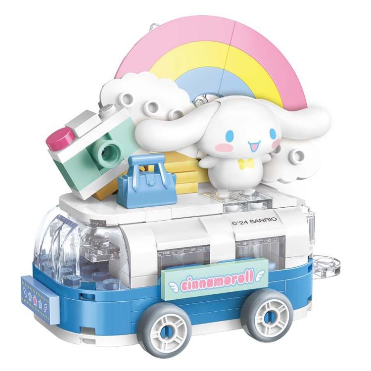 Sanrio Summer Float Series Cinnamoroll Leisurely Journey Building Block Toy Set Gallery Image 3