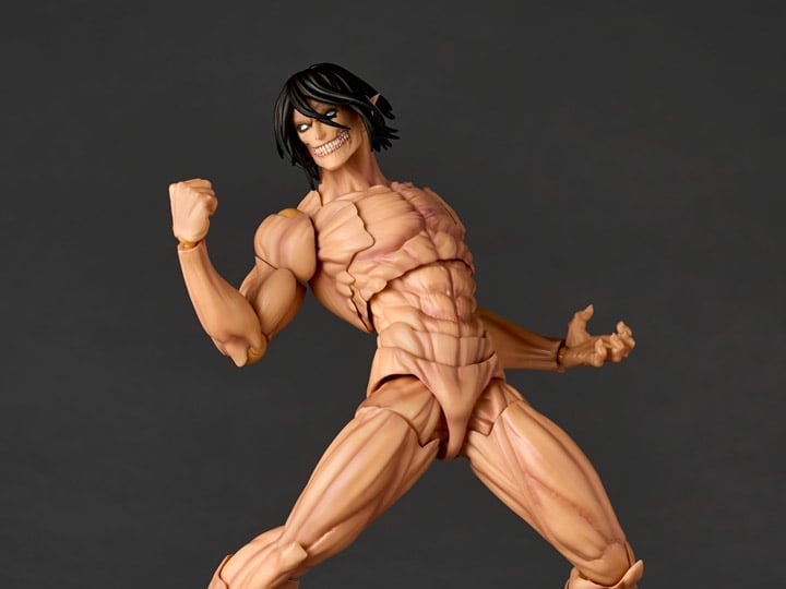 Attack on Titan Amazing Yamaguchi Revoltech NR057 Attack Titan (Eren Yeager) Action Figure Gallery Image 1