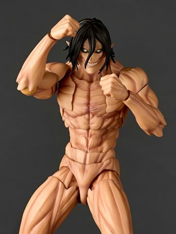 Attack on Titan Amazing Yamaguchi Revoltech NR057 Attack Titan (Eren Yeager) Action Figure Gallery Image 2