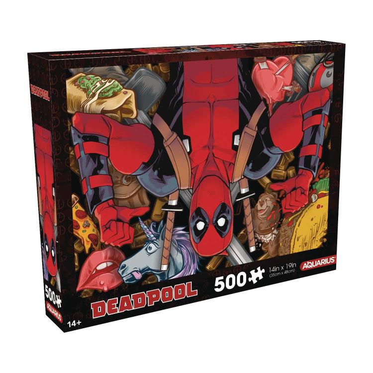 Marvel Deadpool Collage 500-Piece Puzzle Gallery Image 3