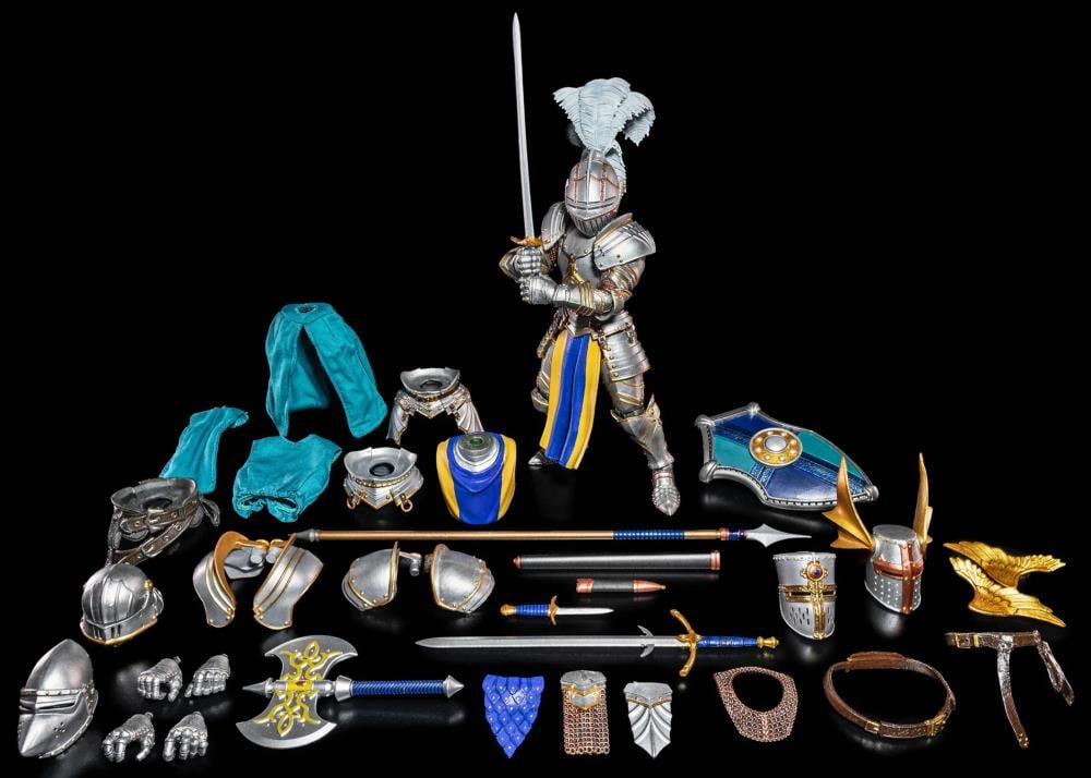 Mythic Legions: Ashes of Agbendor Blue Shield Soldier (Deluxe