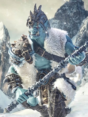 Mythic Legions: Ashes of Agbendor Frost Ogre (Ogre-scale) Action Figure Gallery Image 2