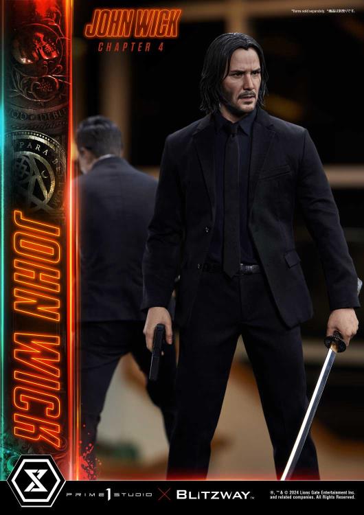 John Wick: Chapter 4 Premium Masterline John Wick (Deluxe Ver.) 1/4 Scale Statue (with Bonus) Gallery Image 73