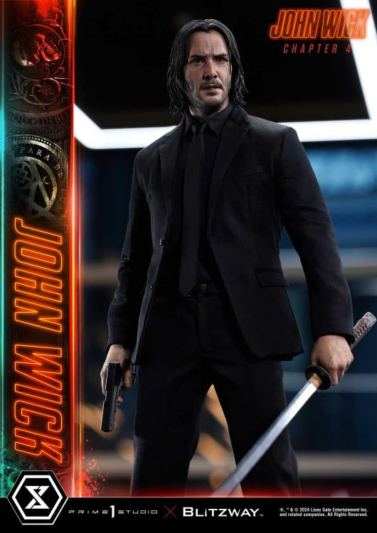 John Wick: Chapter 4 Premium Masterline John Wick (Deluxe Ver.) 1/4 Scale Statue (with Bonus) Gallery Image 19