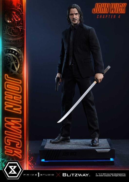 John Wick: Chapter 4 Premium Masterline John Wick (Deluxe Ver.) 1/4 Scale Statue (with Bonus) Gallery Image 47