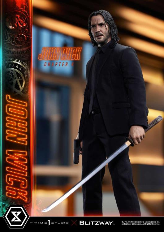 John Wick: Chapter 4 Premium Masterline John Wick (Deluxe Ver.) 1/4 Scale Statue (with Bonus) Gallery Image 8