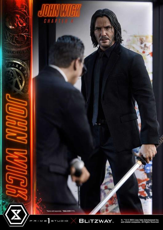 John Wick: Chapter 4 Premium Masterline John Wick (Deluxe Ver.) 1/4 Scale Statue (with Bonus) Gallery Image 78