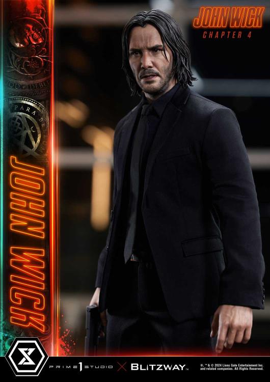 John Wick: Chapter 4 Premium Masterline John Wick (Deluxe Ver.) 1/4 Scale Statue (with Bonus) Gallery Image 11