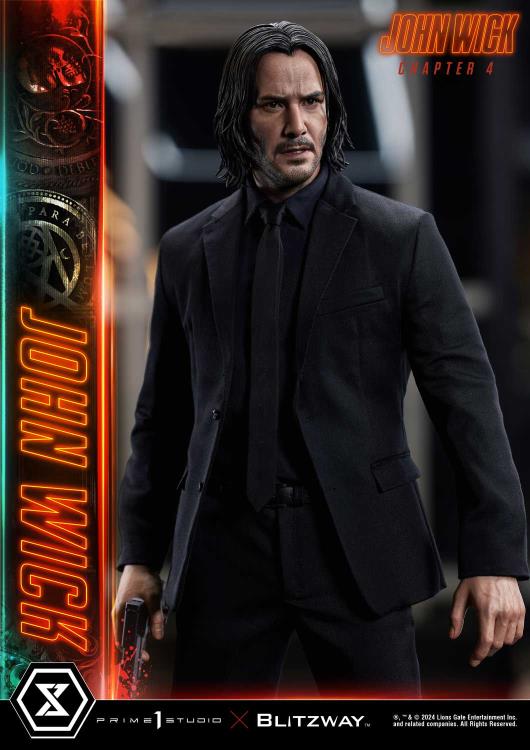 John Wick: Chapter 4 Premium Masterline John Wick (Deluxe Ver.) 1/4 Scale Statue (with Bonus) Gallery Image 14