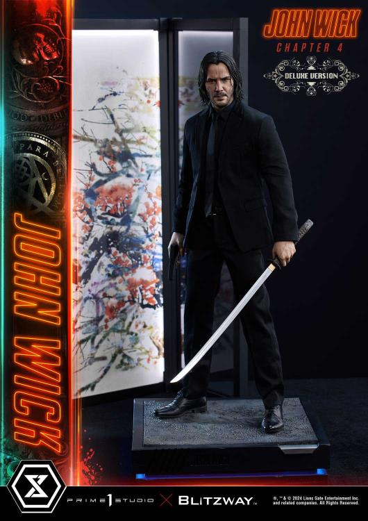 John Wick: Chapter 4 Premium Masterline John Wick (Deluxe Ver.) 1/4 Scale Statue (with Bonus) Gallery Image 25