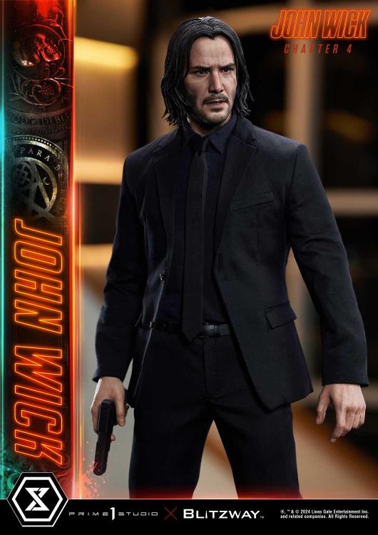 John Wick: Chapter 4 Premium Masterline John Wick (Deluxe Ver.) 1/4 Scale Statue (with Bonus) Gallery Image 9