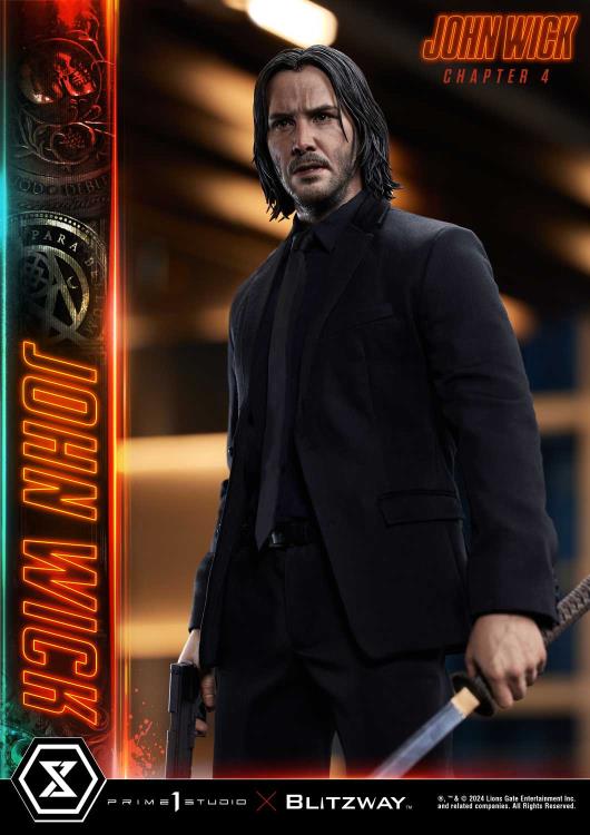 John Wick: Chapter 4 Premium Masterline John Wick (Deluxe Ver.) 1/4 Scale Statue (with Bonus) Gallery Image 10