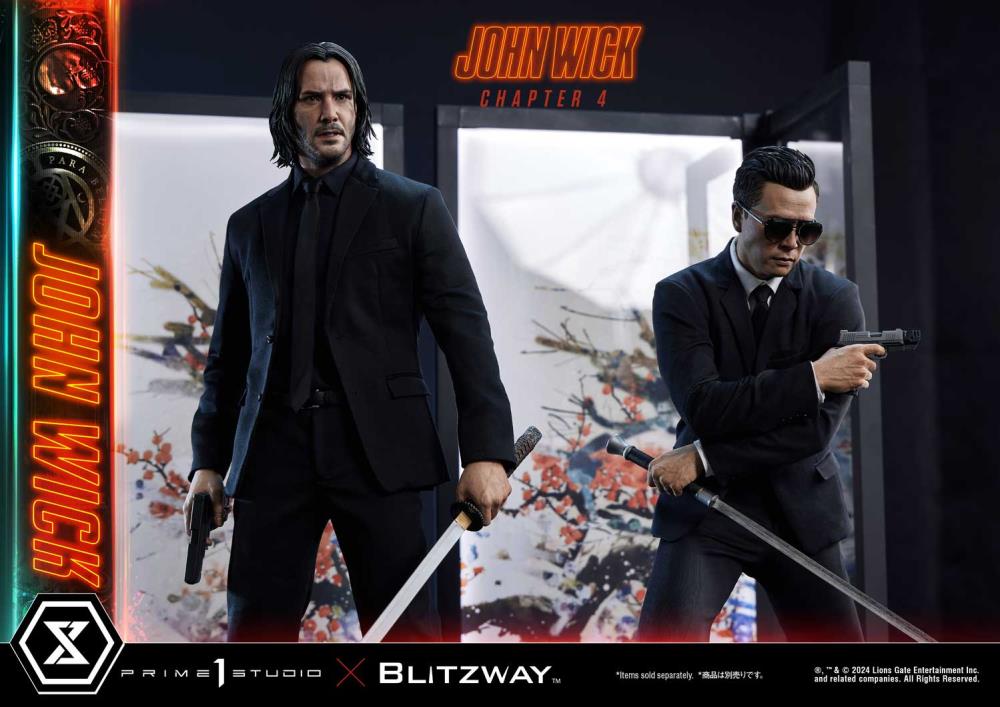 John Wick: Chapter 4 Premium Masterline John Wick (Deluxe Ver.) 1/4 Scale Statue (with Bonus) Gallery Image 76