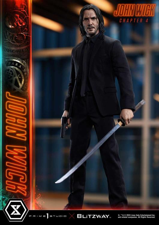 John Wick: Chapter 4 Premium Masterline John Wick (Deluxe Ver.) 1/4 Scale Statue (with Bonus) Gallery Image 18