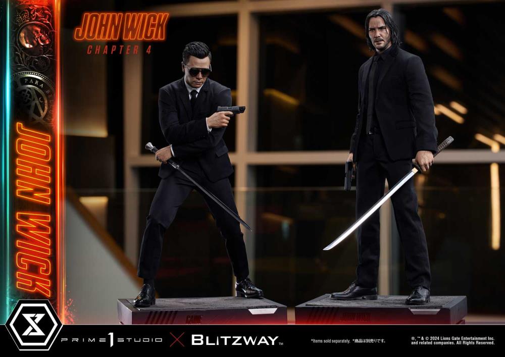 John Wick: Chapter 4 Premium Masterline John Wick (Deluxe Ver.) 1/4 Scale Statue (with Bonus) Gallery Image 71