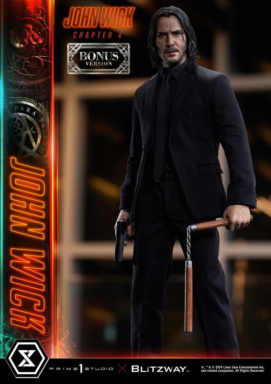 John Wick: Chapter 4 Premium Masterline John Wick (Deluxe Ver.) 1/4 Scale Statue (with Bonus) Gallery Image 5