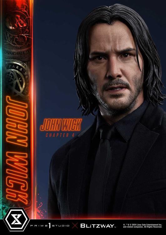 John Wick: Chapter 4 Premium Masterline John Wick (Deluxe Ver.) 1/4 Scale Statue (with Bonus) Gallery Image 57