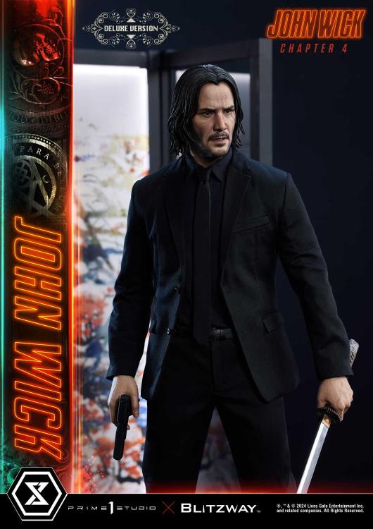 John Wick: Chapter 4 Premium Masterline John Wick (Deluxe Ver.) 1/4 Scale Statue (with Bonus) Gallery Image 31